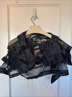 Comme des Garcons Black Sheer Bolero